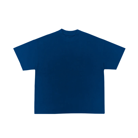 Heavy Weight T-Shirt Luxury - Navy Blau Front