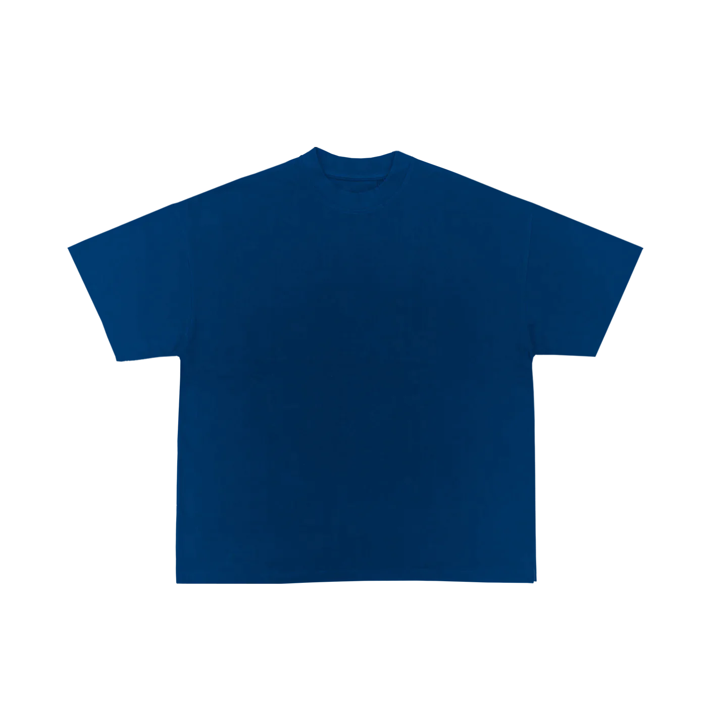 Heavy Weight T-Shirt Luxury - Navy Blau Front