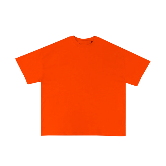 Heavy Weight T-Shirt Luxury - Orange Front