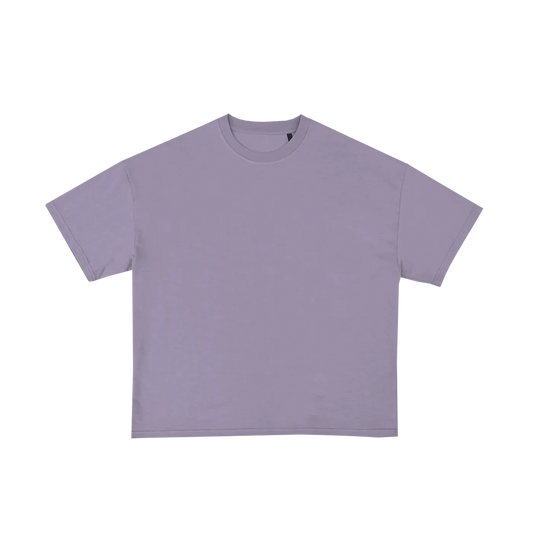 Heavy Weight T-Shirt Luxury - Sage Purple Front