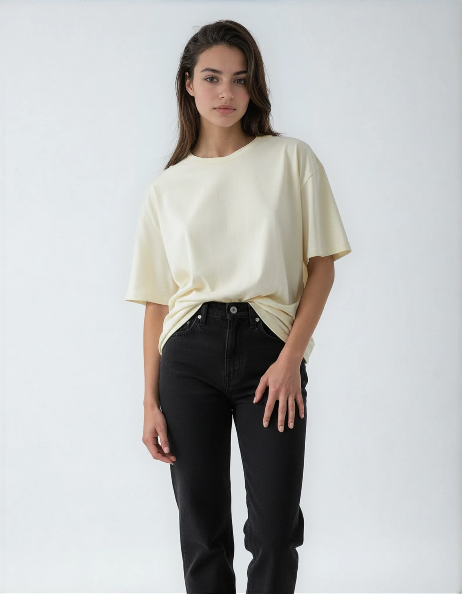 Heavy Weight T-Shirt Luxury - Cream