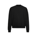 Oversized Crewneck Sweater - Schwarz