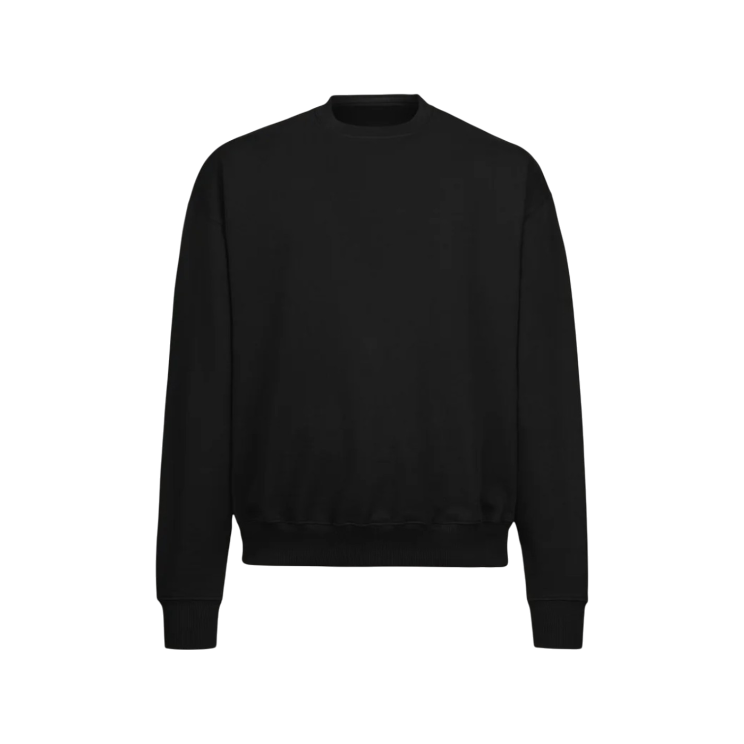 Oversized Crewneck Sweater - Schwarz