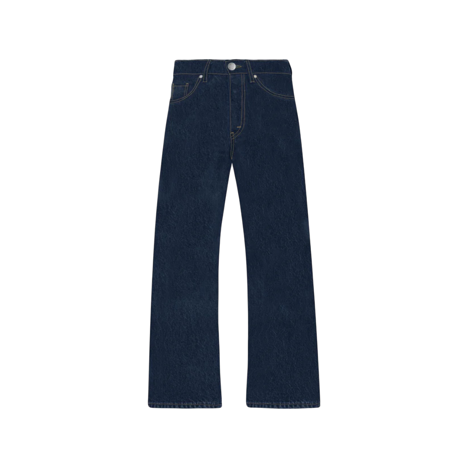 Blue Raw Indigo Loose Jeans