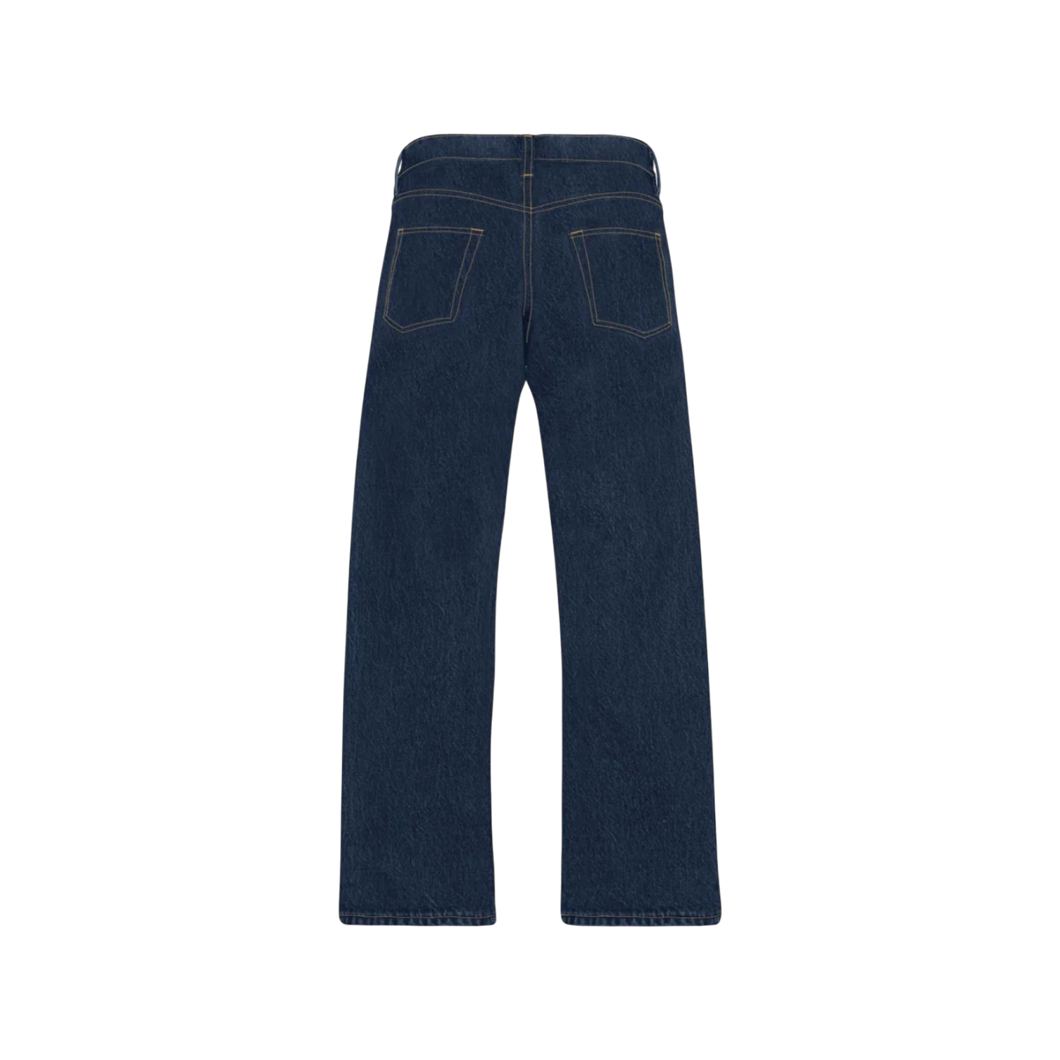 Blue Raw Indigo Loose Jeans