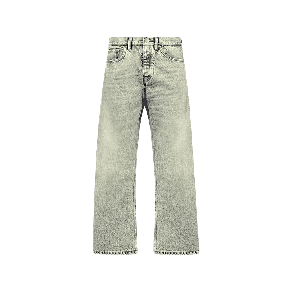 Faded Mid Grey Loose Jeans