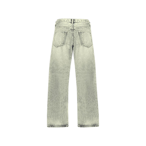 Faded Mid Grey Loose Jeans