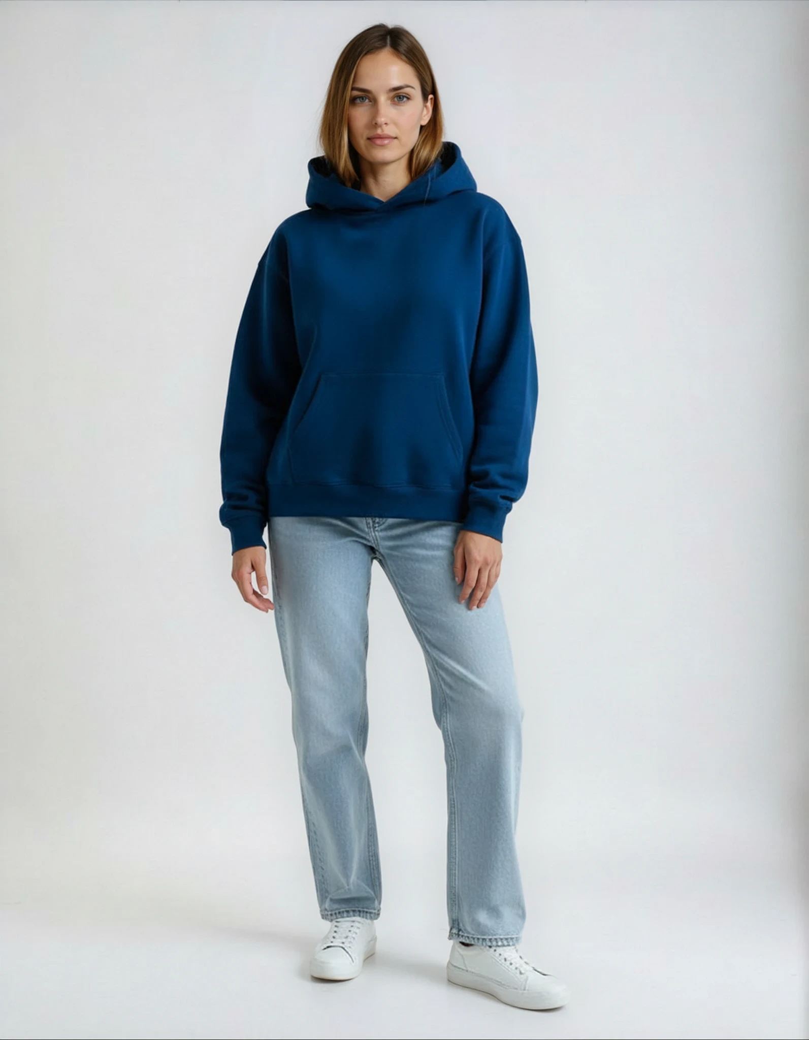 Ultra Heavy Weight Hoodie Luxury - Navy Blau 1000 GSM