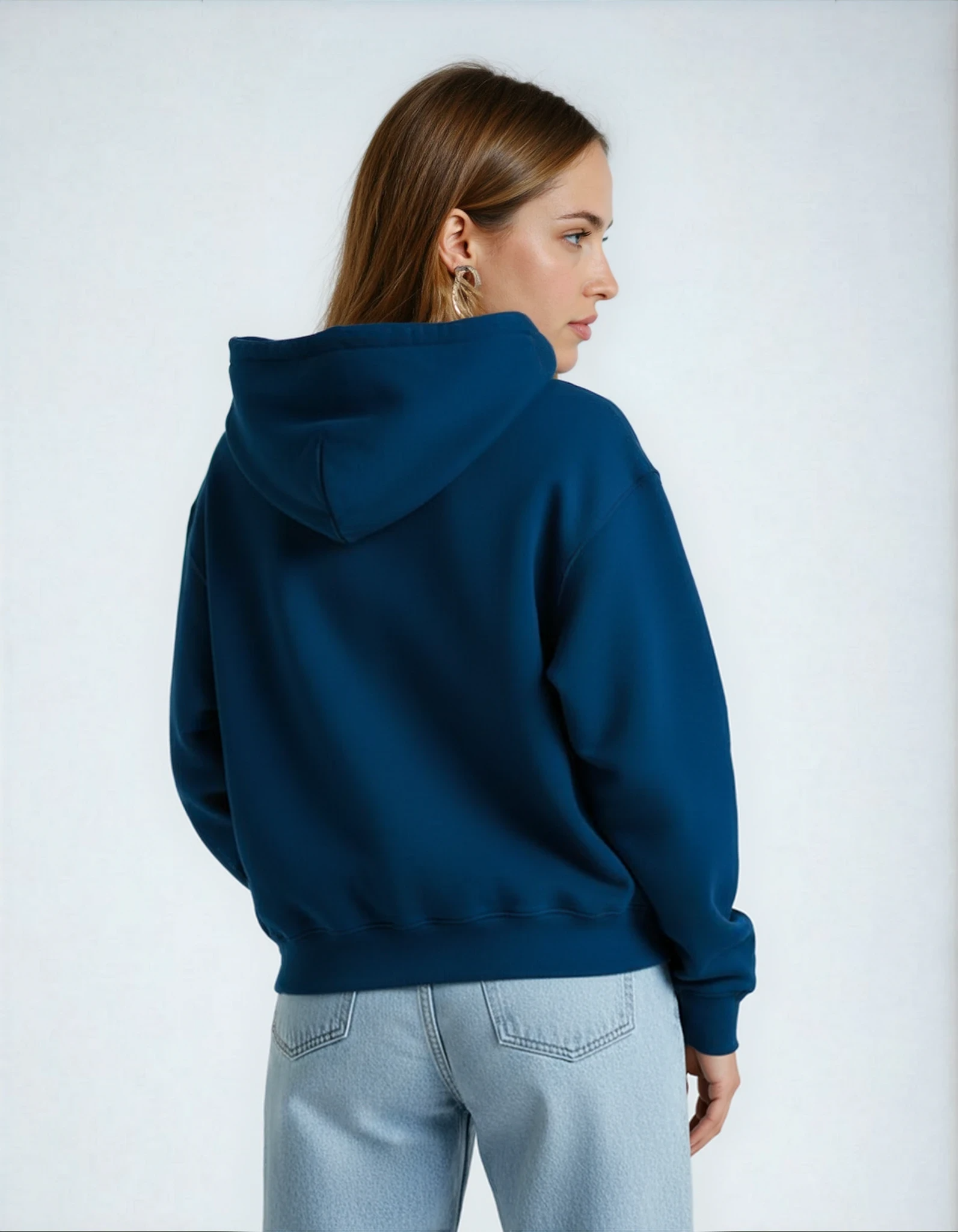 Ultra Heavy Weight Hoodie Luxury - Navy Blau 1000 GSM