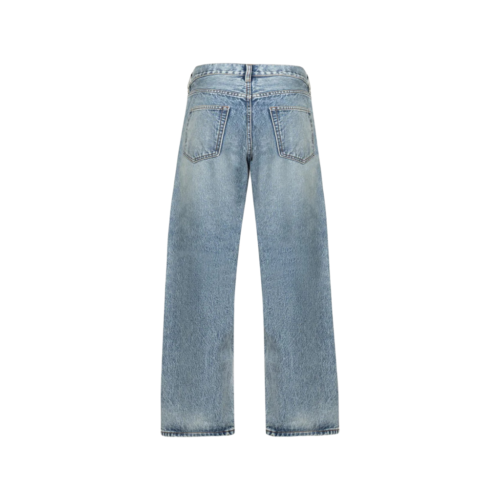 Faded Mid Blue Loose Jeans