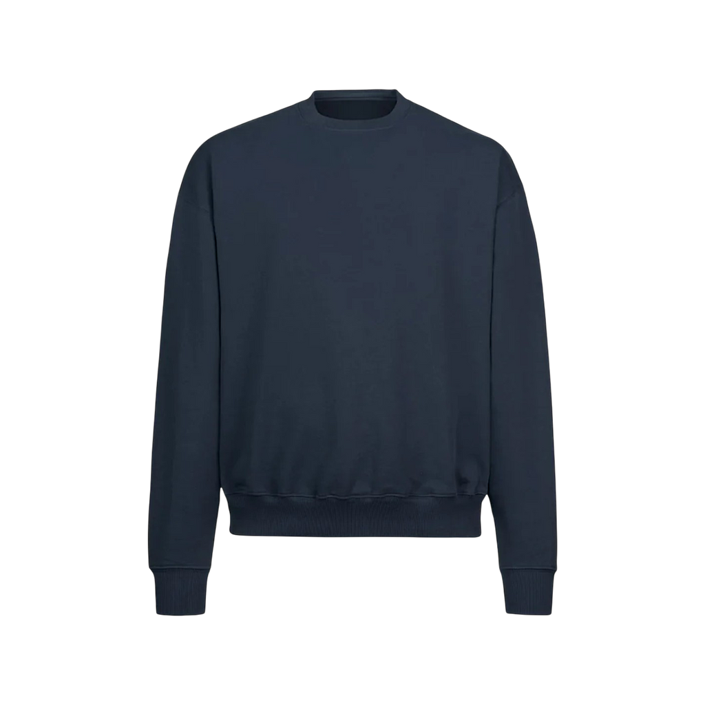 Oversized Crewneck Sweater - Navy Blau