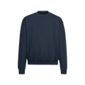 Oversized Crewneck Sweater - Navy Blau