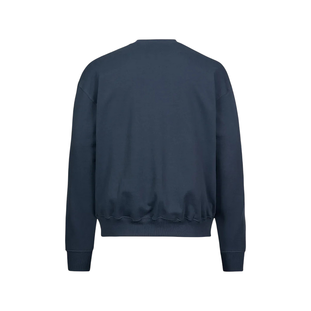 Oversized Crewneck Sweater - Navy Blau