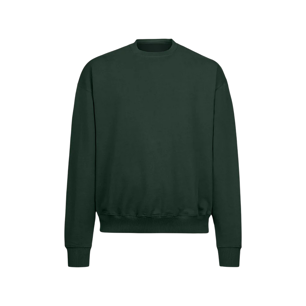 Oversized Crewneck Sweater - Wildgrün