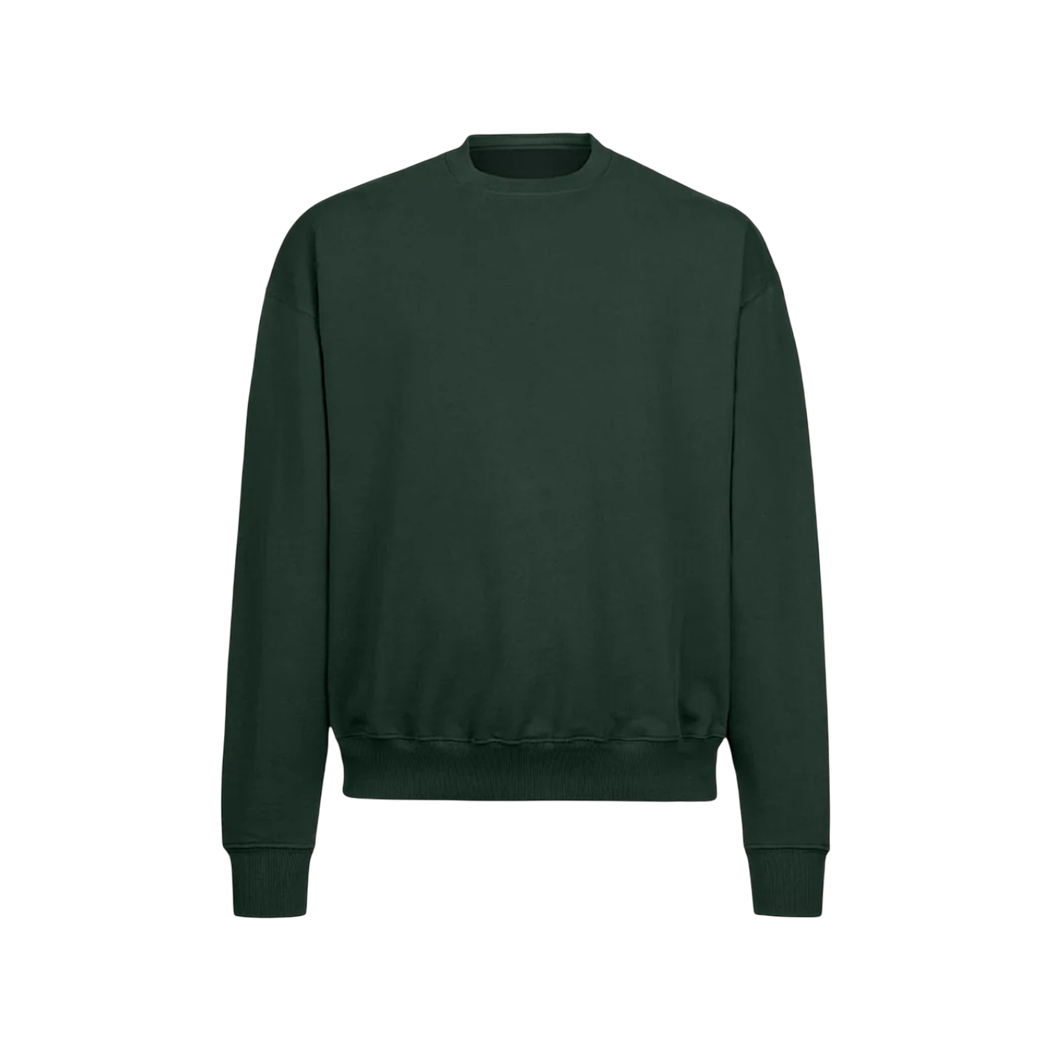 Oversized Crewneck Sweater - Wildgrün