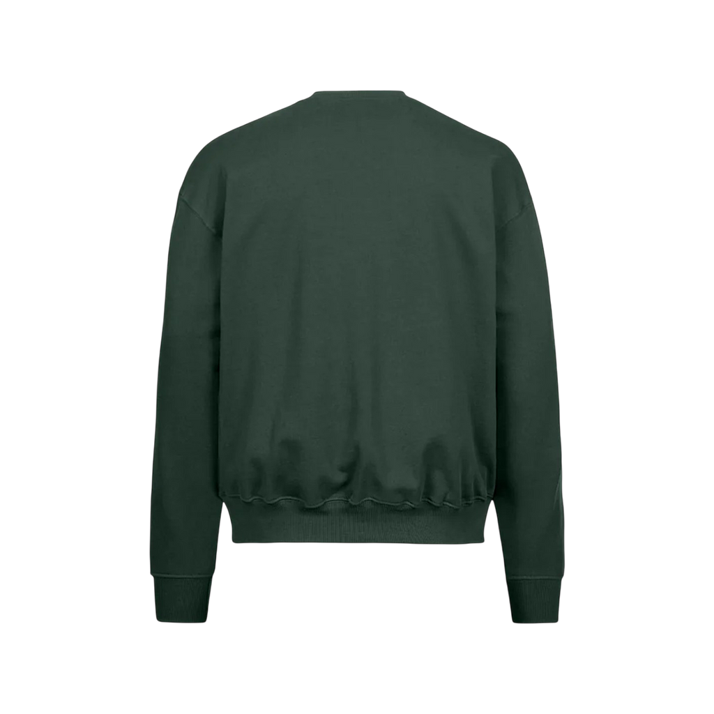 Oversized Crewneck Sweater - Wildgrün