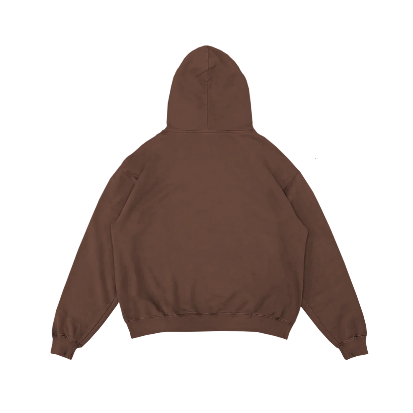 Ultra Heavy Weight Hoodie Luxury - Braun 1000 GSM Back