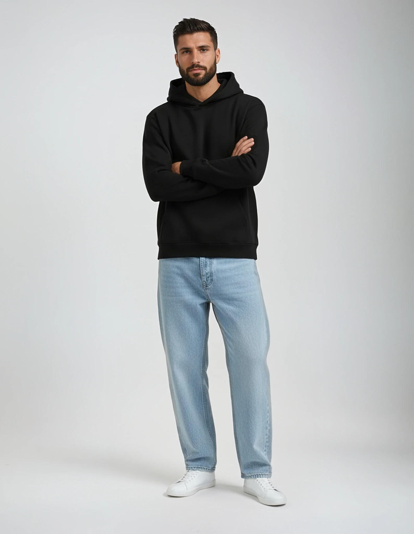 Heavy Weight Hoodie - Schwarz