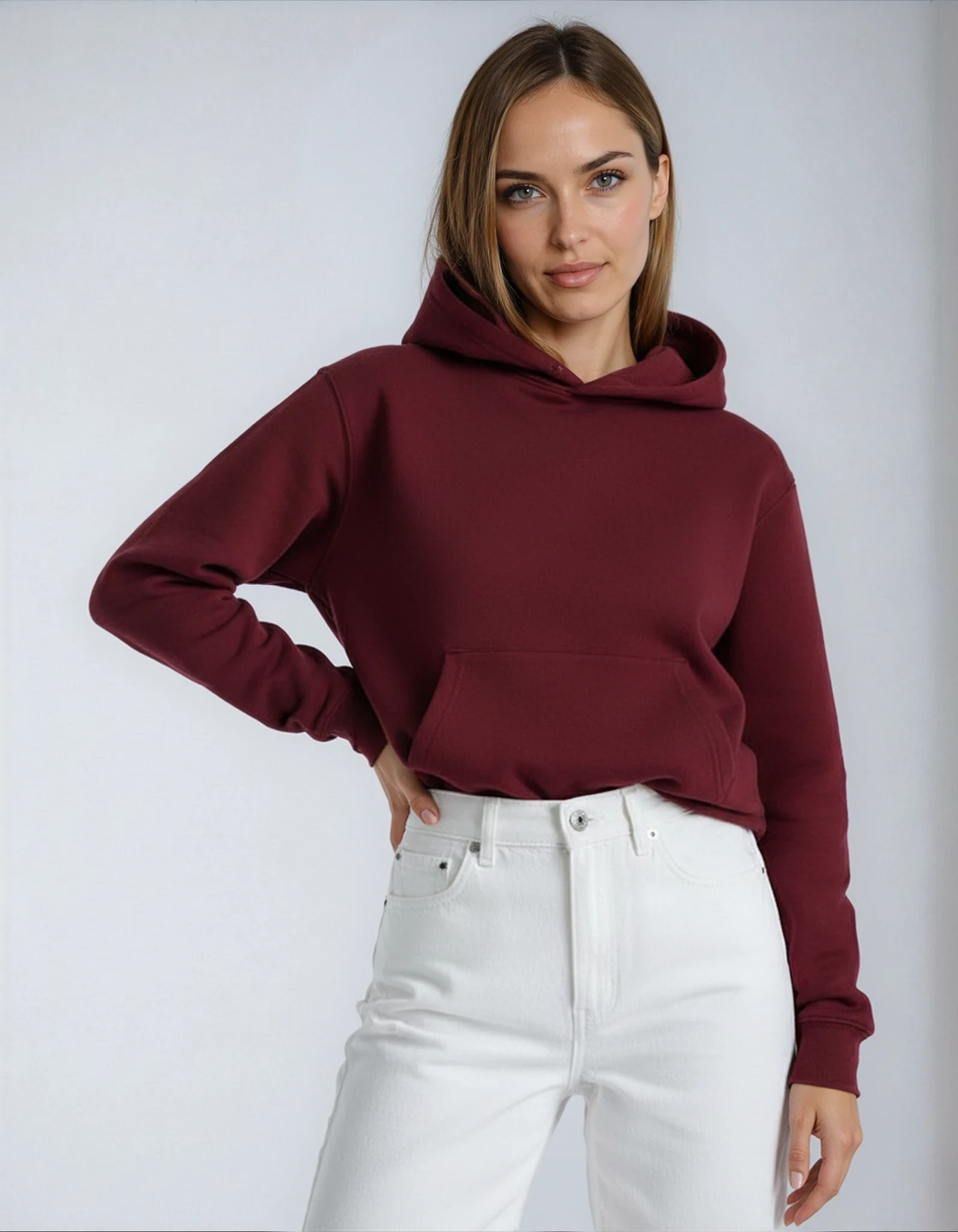 Heavy Weight Hoodie - Burgundy