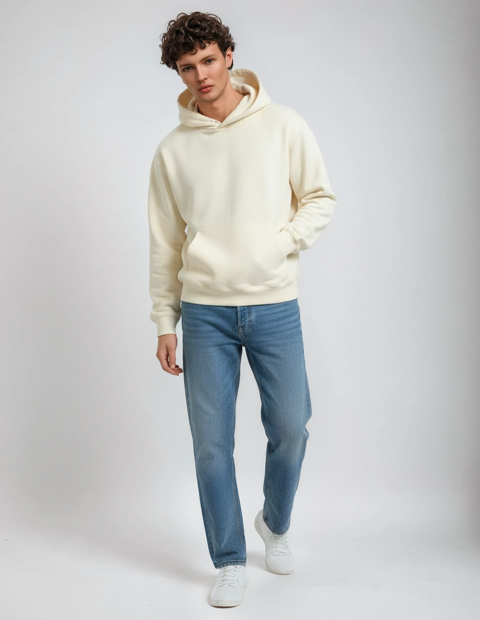 Heavy Weight Hoodie - Cream