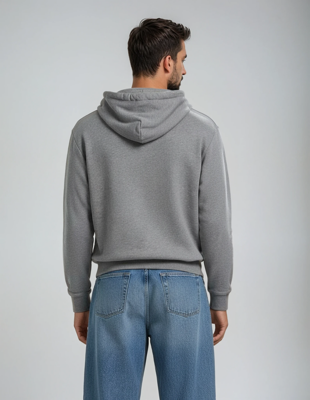 Heavy Weight Hoodie - Grau Marl