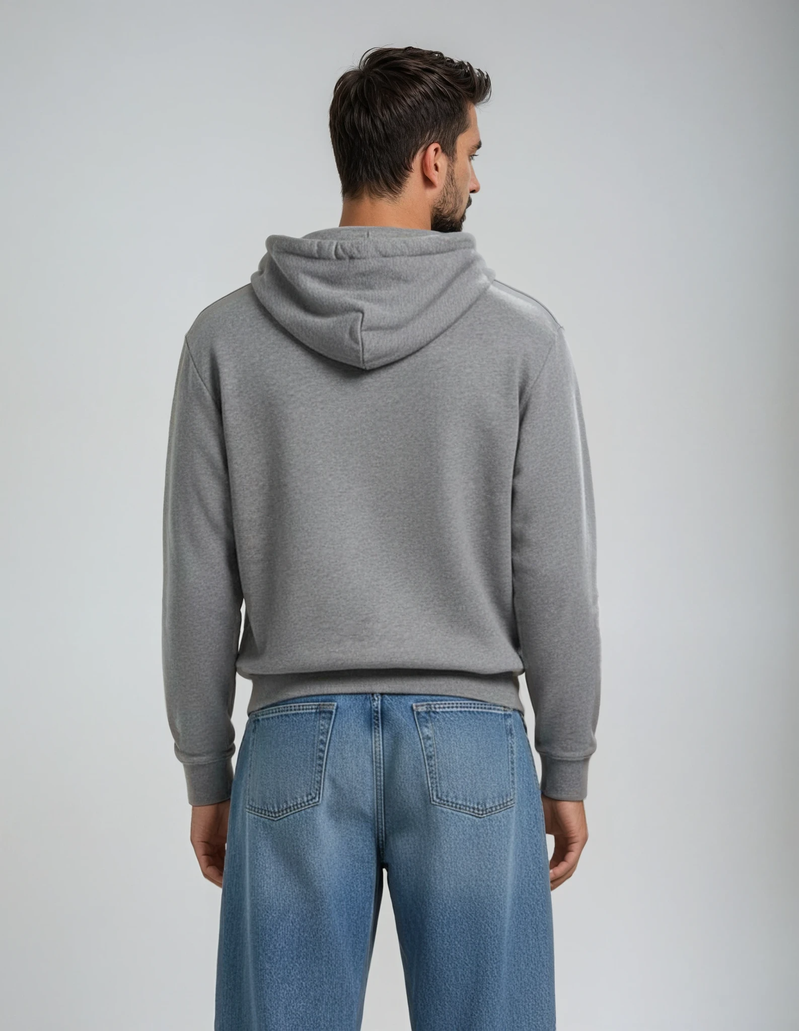 Heavy Weight Hoodie - Grau Marl