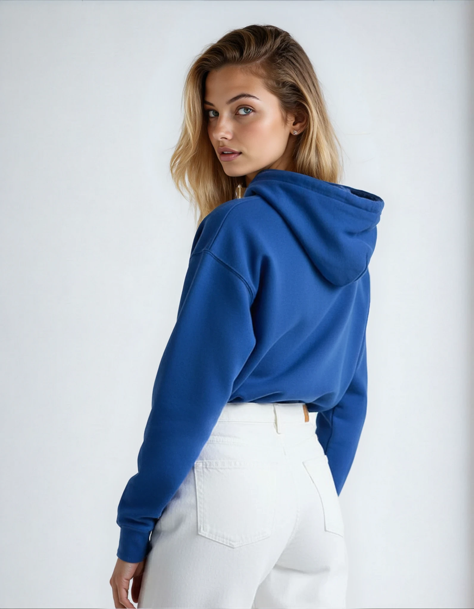 Heavy Weight Hoodie - Kobalt Blau