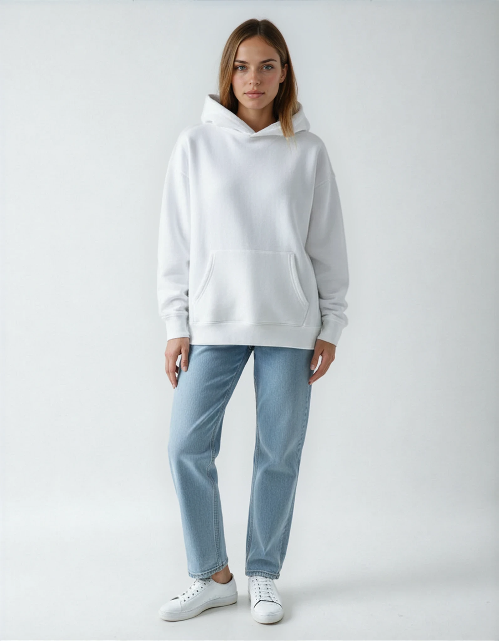 Heavy Weight Hoodie - Weiss