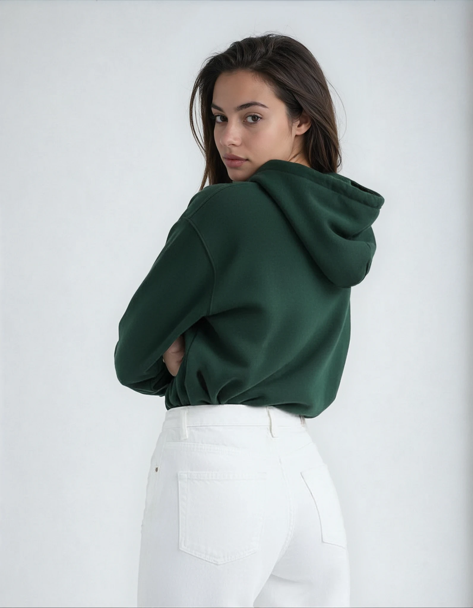 Heavy Weight Hoodie - Wild Grün