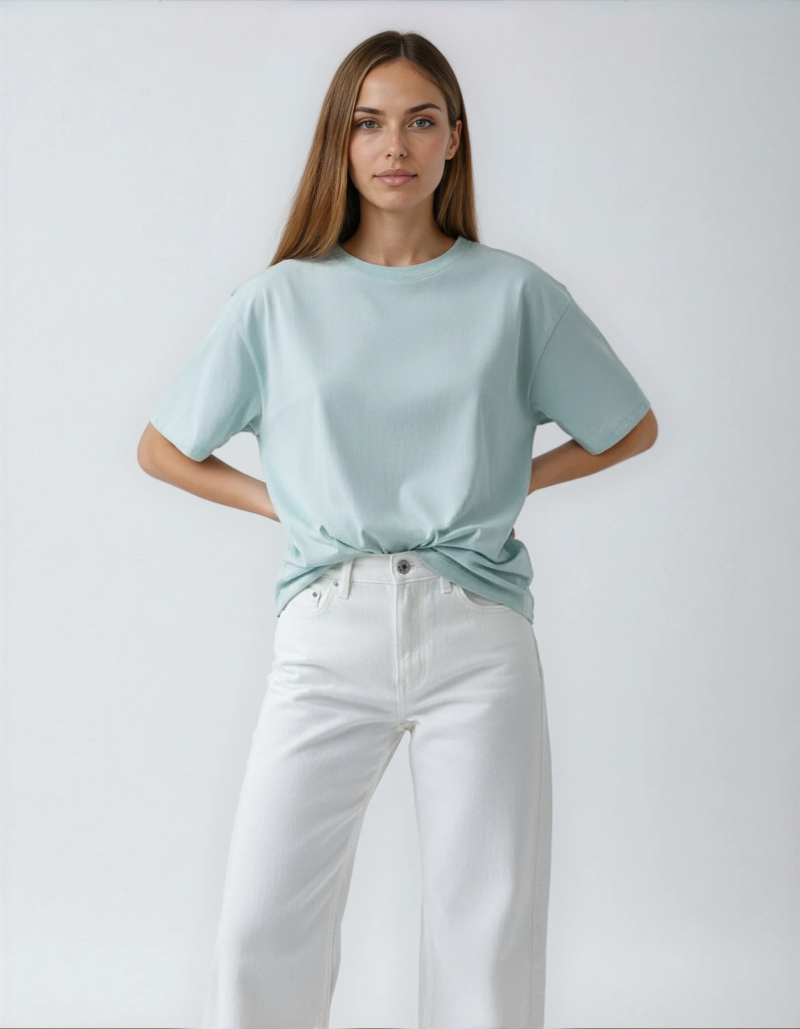 Heavy Weight T-Shirt Luxury - Cold Blue