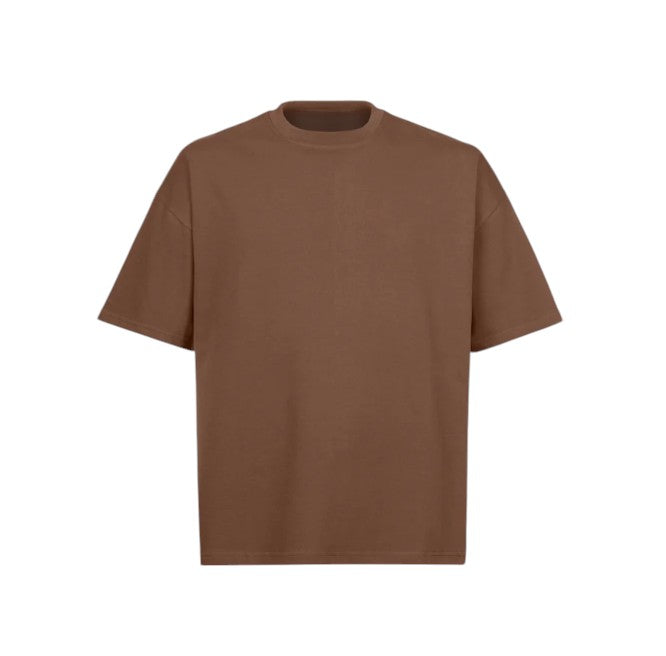 Heavy Weight Tshirt Luxury - Vintage Braun