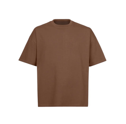 Heavy Weight Tshirt Luxury - Vintage Braun