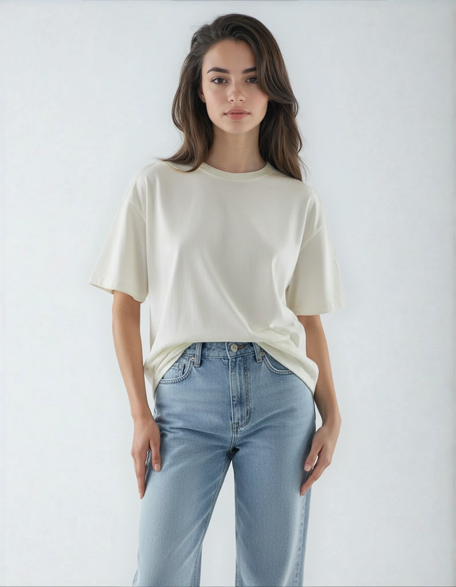 Heavy Weight T-Shirt Luxury - Vintage Weiss