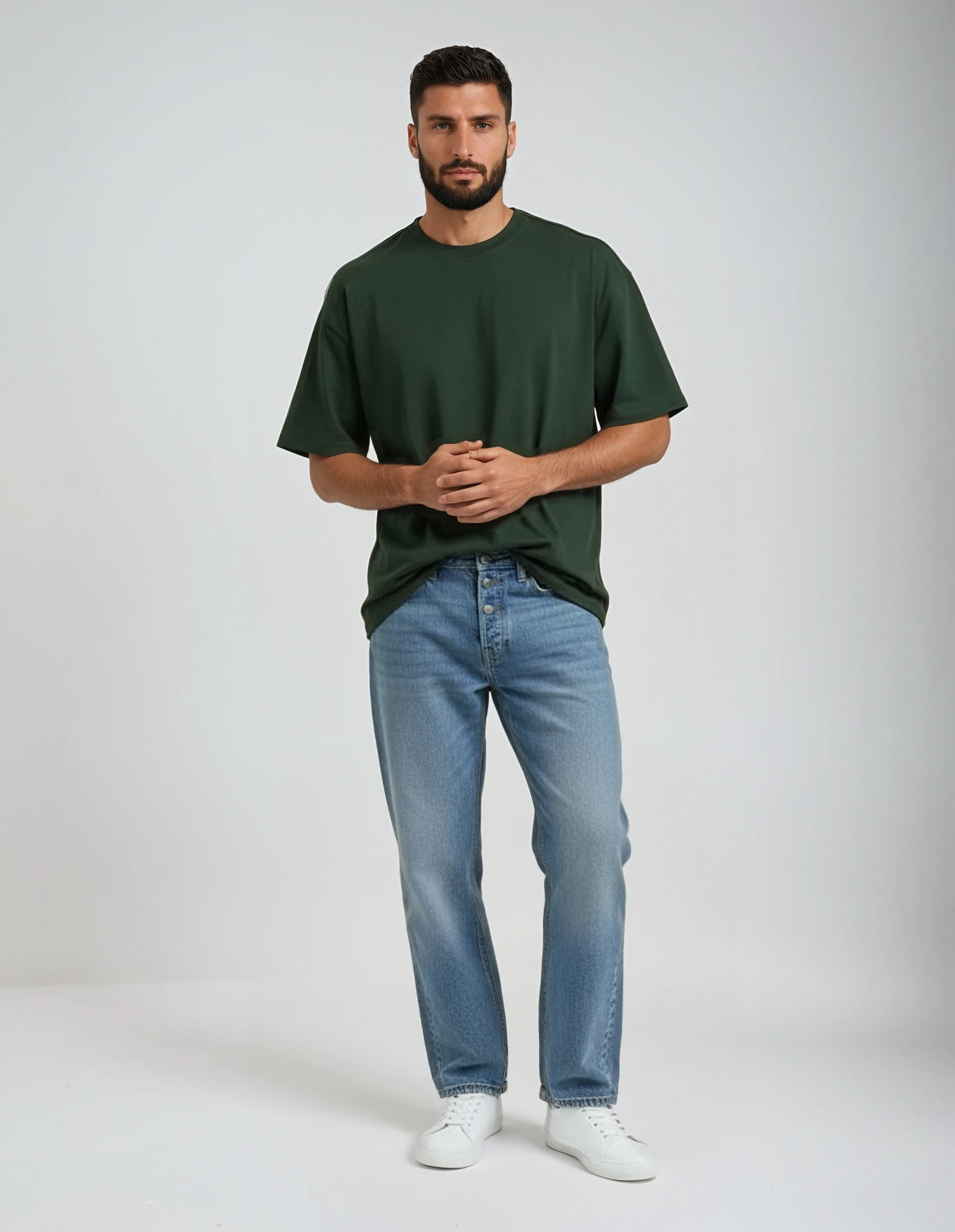 Heavy Weight Tshirt Luxury - Wild Grün