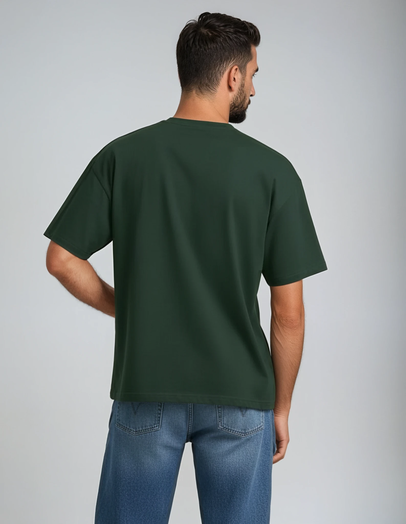 Heavy Weight Tshirt Luxury - Wild Grün