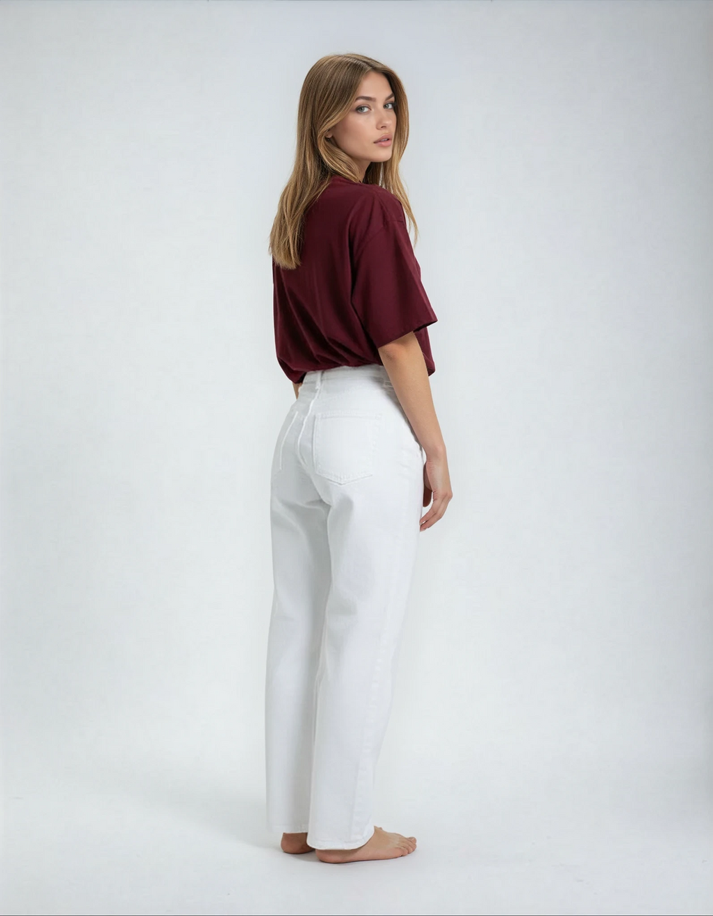 Heavy Weight T-Shirt Luxury - Burgundy