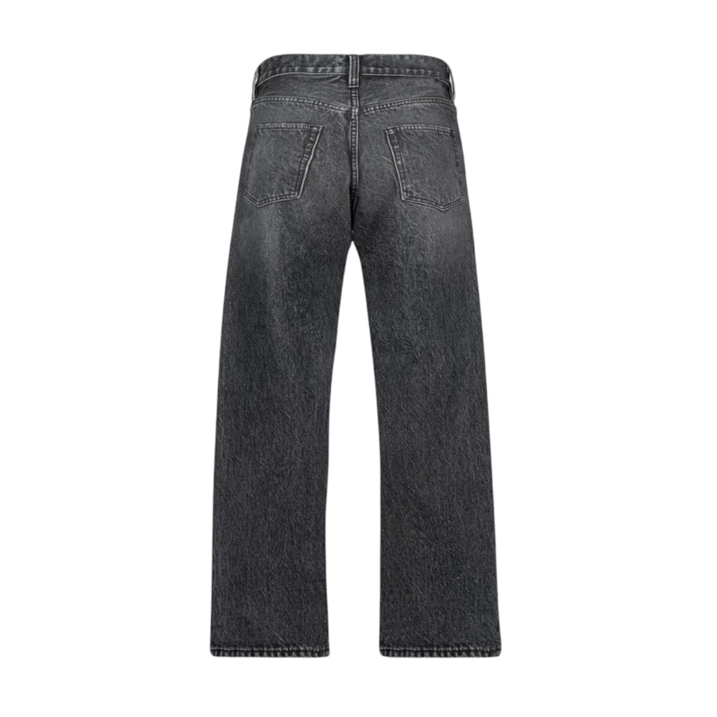 Faded Mid Black Loose Jeans