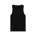 Tanktop Slim Ribbed - Schwarz